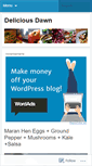 Mobile Screenshot of deliciousdawn.wordpress.com