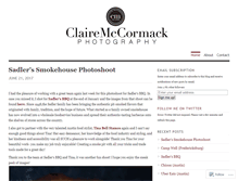 Tablet Screenshot of clairemccormack.wordpress.com