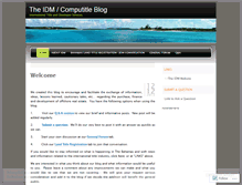 Tablet Screenshot of idminc.wordpress.com