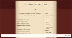 Desktop Screenshot of esperanzaeneltiempo.wordpress.com