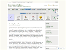 Tablet Screenshot of lawstream.wordpress.com