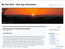 Tablet Screenshot of myowndatadotcom.wordpress.com
