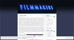 Desktop Screenshot of pghfilmmakers.wordpress.com