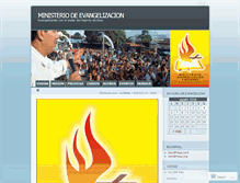 Tablet Screenshot of ministeriodeevangelizacion.wordpress.com