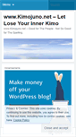 Mobile Screenshot of kimojuno.wordpress.com