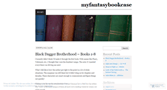 Desktop Screenshot of myfantasybookcase.wordpress.com