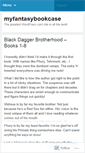 Mobile Screenshot of myfantasybookcase.wordpress.com
