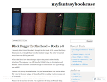 Tablet Screenshot of myfantasybookcase.wordpress.com