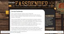 Desktop Screenshot of fassbenderbier.wordpress.com