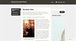 Desktop Screenshot of capitalregionboxing.wordpress.com