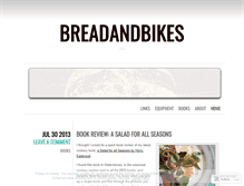 Tablet Screenshot of breadandbikes.wordpress.com