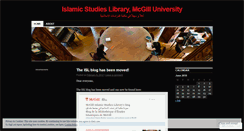 Desktop Screenshot of islamicstudieslibraryy.wordpress.com