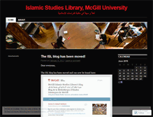 Tablet Screenshot of islamicstudieslibraryy.wordpress.com