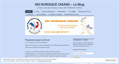 Desktop Screenshot of nordicoisans.wordpress.com