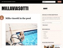 Tablet Screenshot of millaviasotti.wordpress.com