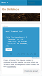 Mobile Screenshot of osbalbinos.wordpress.com