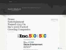 Tablet Screenshot of amirahdoot.wordpress.com