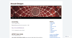 Desktop Screenshot of anoushdesigns.wordpress.com