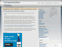 Tablet Screenshot of compenetration.wordpress.com