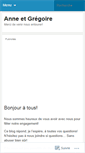 Mobile Screenshot of anneetgregoire.wordpress.com