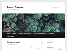 Tablet Screenshot of anneetgregoire.wordpress.com