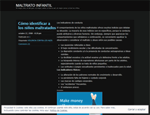 Tablet Screenshot of maltratoinfantil.wordpress.com