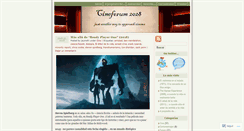 Desktop Screenshot of cineforum2028.wordpress.com