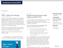 Tablet Screenshot of bookkeeperderby.wordpress.com