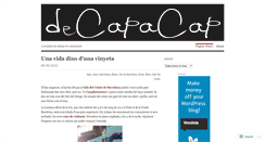 Desktop Screenshot of decapacap.wordpress.com