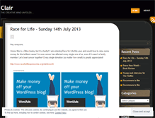 Tablet Screenshot of clairbrown1992.wordpress.com