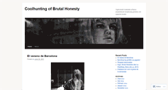 Desktop Screenshot of coolhuntingofbrutalhonesty.wordpress.com