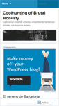 Mobile Screenshot of coolhuntingofbrutalhonesty.wordpress.com