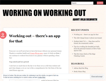 Tablet Screenshot of juliadilworth.wordpress.com