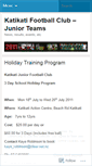 Mobile Screenshot of katikatifcjunior.wordpress.com
