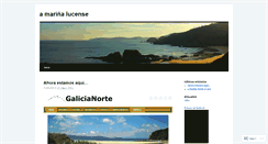 Desktop Screenshot of amarinalucense.wordpress.com
