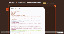 Desktop Screenshot of inchannouncements.wordpress.com