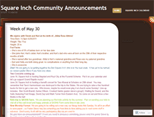 Tablet Screenshot of inchannouncements.wordpress.com