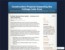 Tablet Screenshot of cottagelake.wordpress.com