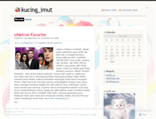 Tablet Screenshot of kucingdantikus.wordpress.com