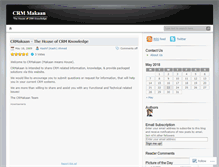 Tablet Screenshot of crmakaan.wordpress.com