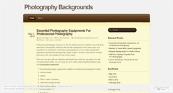 Desktop Screenshot of photobackgrounds.wordpress.com