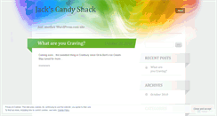 Desktop Screenshot of jackscandyshack.wordpress.com