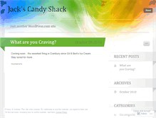 Tablet Screenshot of jackscandyshack.wordpress.com
