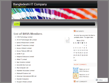 Tablet Screenshot of bangladeshiitcompany.wordpress.com