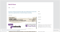 Desktop Screenshot of dipiano.wordpress.com