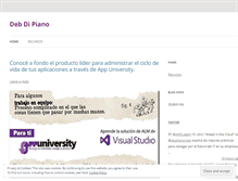 Tablet Screenshot of dipiano.wordpress.com