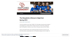 Desktop Screenshot of fishcares.wordpress.com