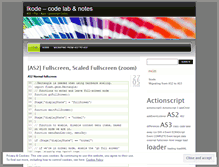 Tablet Screenshot of ikode.wordpress.com