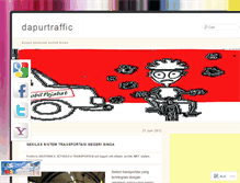 Tablet Screenshot of dapurtraffic.wordpress.com