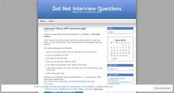 Desktop Screenshot of dniq.wordpress.com
